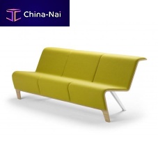 Contemporary bench BACKsteelplywoodoak