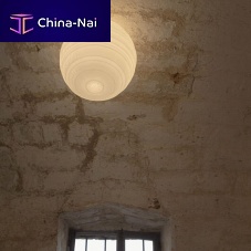 Contemporary ceiling light BRAILLEsphericalfrosted glassLED