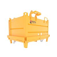Metal intermodal container Gostoragefor bulk materialsstacking