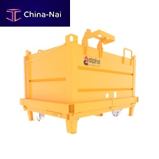 Metal intermodal container Gostoragefor bulk materialsstacking