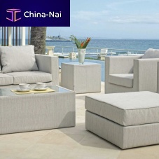Contemporary side table NORTH glassfabric basesquare