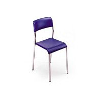 Contemporary chair 026indoorpolypropylenechrome steel base