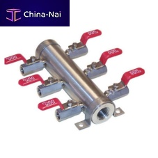 Multi-channel manifold 910stainless steelfor gasdistribution
