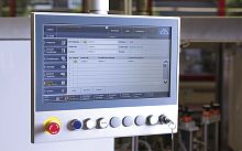 HMI with touch screen arm-mountedUSBdisplay