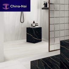 Contemporary pedestal Marbleporcelain stoneware