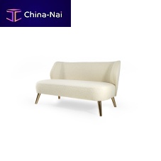 Contemporary upholstered bench MARILOUfabricleathermetal base
