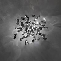 Contemporary wall light ARGENTindoorstainless steelsculptural