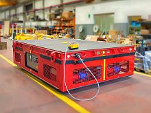 Battery-powered self-propelled trailer OMNI DR - ATEX/IECEx2-axlefor heavy loadsmodular