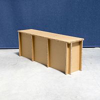 Design bench VANVEScardboardwithout backrestwithout armrests