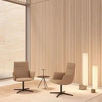Contemporary chair NOHA indoorfabricmetal