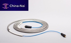 Metal-sheathed heating cable resistive
