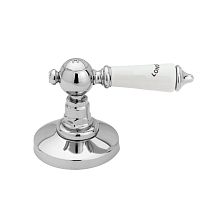 Shower shut-off valve 8370/8371 SERIESchromed metalbathroom1-hole