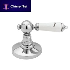 Shower shut-off valve 8370/8371 SERIESchromed metalbathroom1-hole