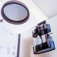 Oval shower basket Ghost Double