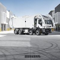 Front-loading waste collection vehicle Forcediesel