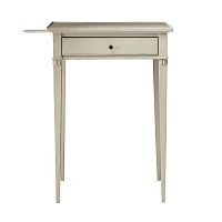 Gustavian style side table GUS085 teakrectangularwith drawer
