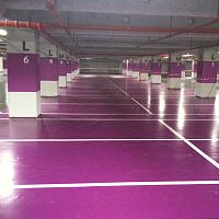 Protective paint smoothinginteriorfor floor