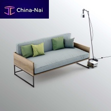 Contemporary sofa FOUR fabricblueoak