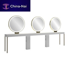 Contemporary dressing table QL 6Pmelaminefreestandingfor hairdressers