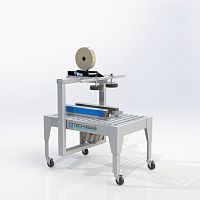 Adhesive tape case sealer T�BOXdouble-flapsemi-automatic