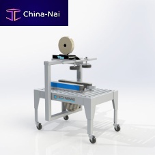 Adhesive tape case sealer T�BOXdouble-flapsemi-automatic