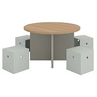Contemporary kids game table ROUND | SQUAREhomelacquered woodcustom