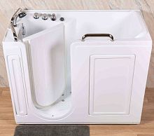 Corner bathtub CORALIAfree-standingfor handicappedwalk-in