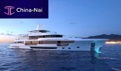 Cruising mega-yacht 180raised pilothouse