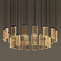 Contemporary chandelier 32 GRAND CRUglassaluminumcommercial