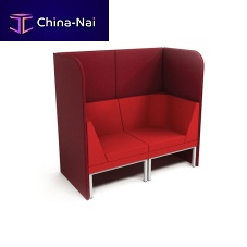 Contemporary sofa Talkfabricwhitegray