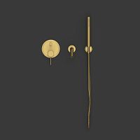 Shower mixer tap D419-Lfor bathtubwall-mountedbuilt-in