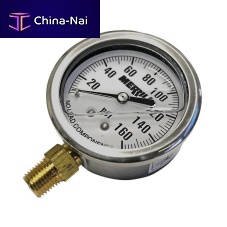 Analog pressure gauge 2580702threadedstainless steelportable