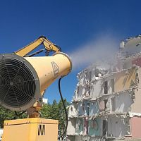 Dust control fog cannon HE30