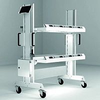 Order-picking cart steel2 levels3 levels
