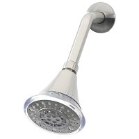 Wall-mounted shower head 5-FUNCTIONroundrainwith built-in light