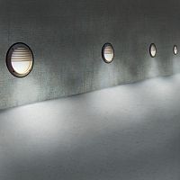 Recessed wall light fixture SPIALEDroundIP67