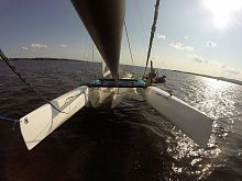 Foiling sport catamaran Mystere ESPADON ADrecreationaldouble-handed