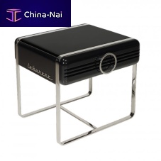 Contemporary side table DOLCE VITA : 29060stainless steelrectangularwith drawer