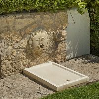 Rectangular shower base DOMUS above floorconcretegarden