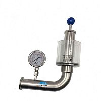 Pneumatically-operated valve for controlfor waterfor liquid food products and beverages