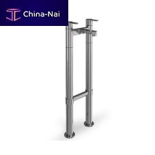 Double-handle bathtub mixer tap CTA6 floor-mountedmechanicalbrass