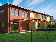Brickwork cladding RUBY-REDclinkersmooth