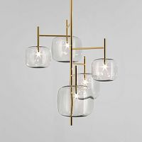 Pendant lamp HYPERIONmetalblown glasscontemporary