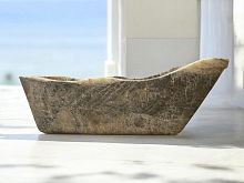 Free-standing bathtub POSITANOfor homescontemporaryonyx