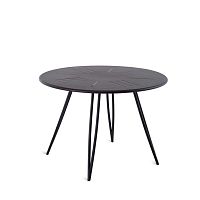 Contemporary table Ariete wrought ironwrought iron baseround