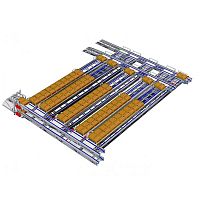 Buffer storage system for the food industry