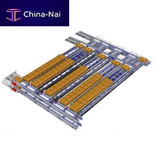 Buffer storage system for the food industry