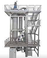 Thin-film evaporator thermalwiped filmprocess