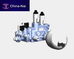 Disc valve hydraulically-operatedregulatingfor oil