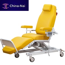 Electric dialysis chair BIHA500E3-sectionon castersheight-adjustable